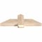 Ekena Millwork Eugene Smooth Timber Gable Bracket, Douglas Fir, 36"W x 12"H x 3 1/2"D x 5 1/2"F, 8/12 Pitch GBW036X12X0406EUG00SDF - alternate 5